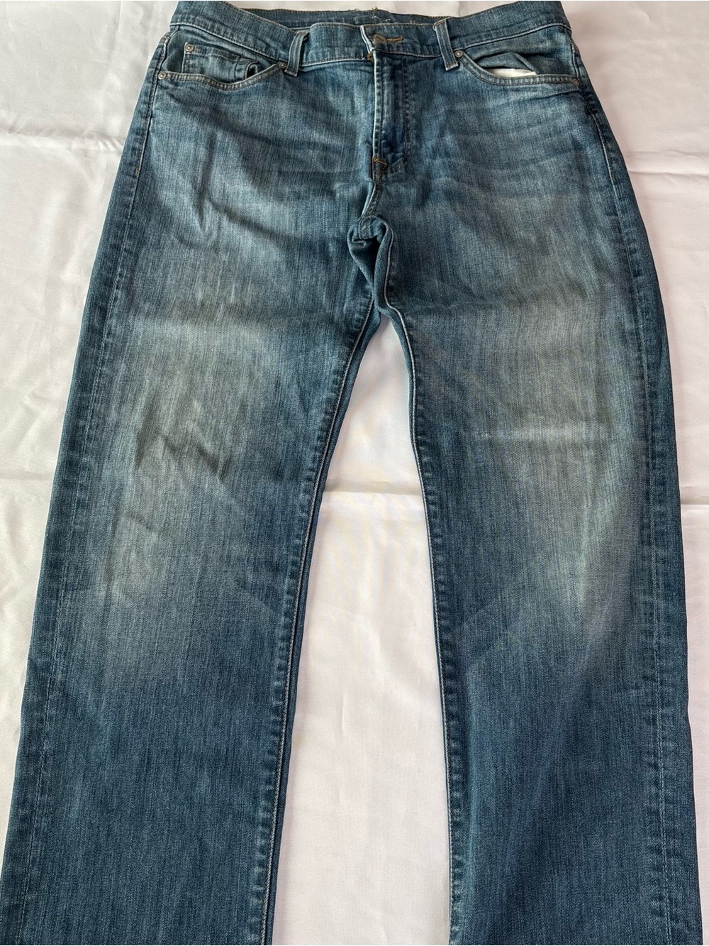 7 For All Mankind Slimmy Men’s 36 Blue Slim Straight Stretch Jeans